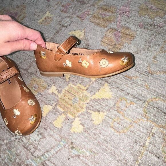 Petit nord flowered embroidered Mary Jane’s sz 27 - Picture 5 of 5